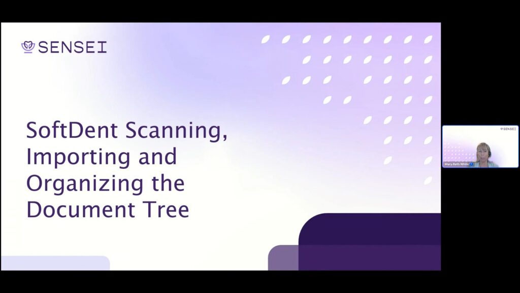 scanning importing and organizing the document tree thumbnail